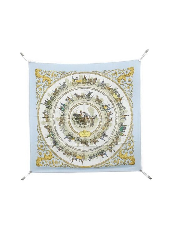 Hermes Accessories - Hermes la Promenade de Longchamps Carre Scarf